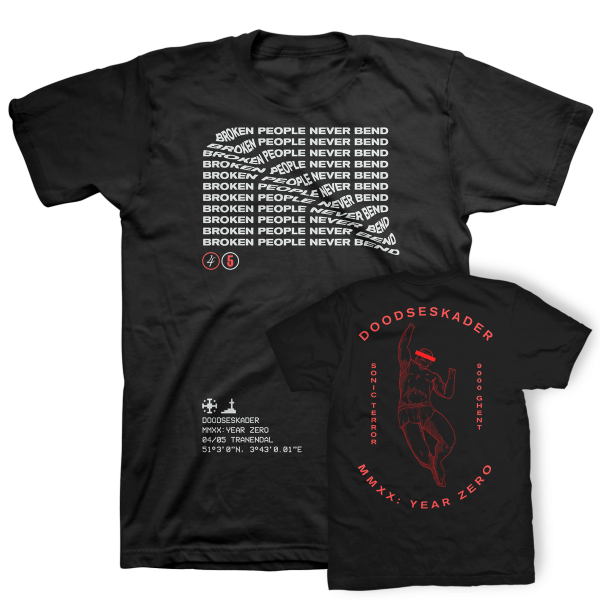 Doodseskader  Broken People  Black T-Shirt on Sale