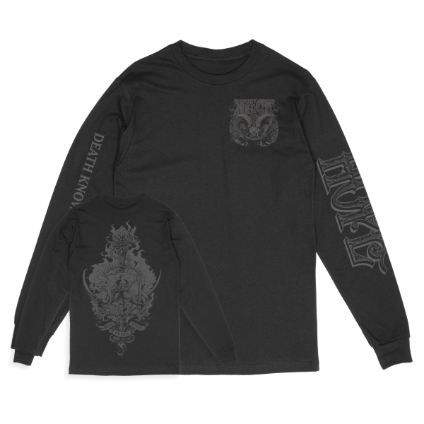 The Hope Conspiracy  Death Knows Your Name: Grey  Black Longsleeve Fashion