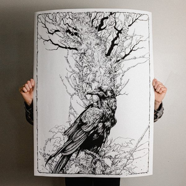 Fajar Allanda  Crow  Giclee Print For Discount - Image 2
