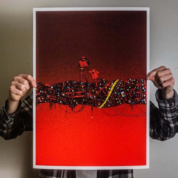 Nick Pyle  Red And Sky  Giclee Print Online Hot Sale