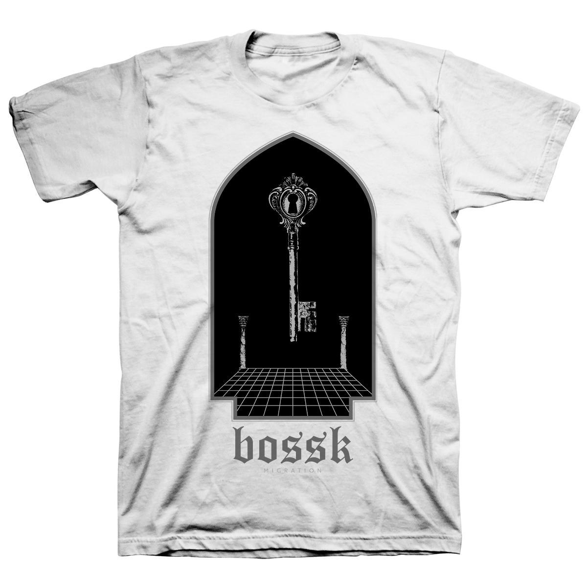 Bossk  Migration Key  White T-Shirt Online now