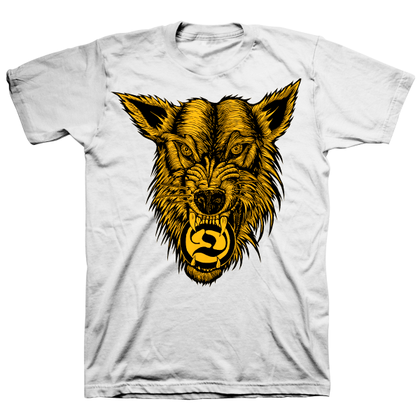 Deathwish  McNett Wolf  White T-Shirt Discount